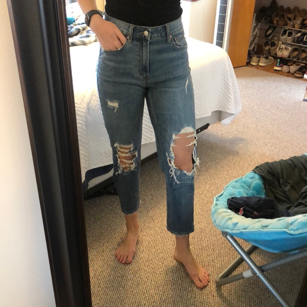 High Rise Mom Jeans